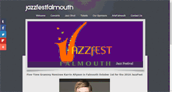 Desktop Screenshot of jazzfestfalmouth.org